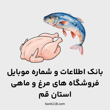 اطلاعات فروشگاه های مرغ و ماهی قم