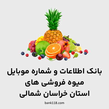 اطلاعات میوه فروشی های خراسان شمالی