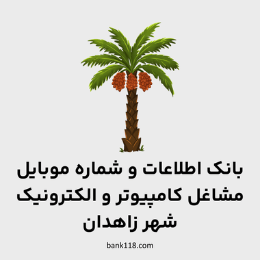 اطلاعات مشاغل کامپیوتر و الکترونیک شهر زاهدان