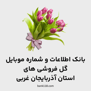 اطلاعات گل فروشی های آذربایجان غربی