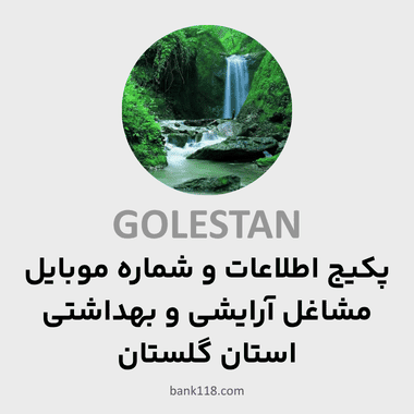 پکیج اطلاعات مشاغل آرایشی و بهداشتی گلستان
